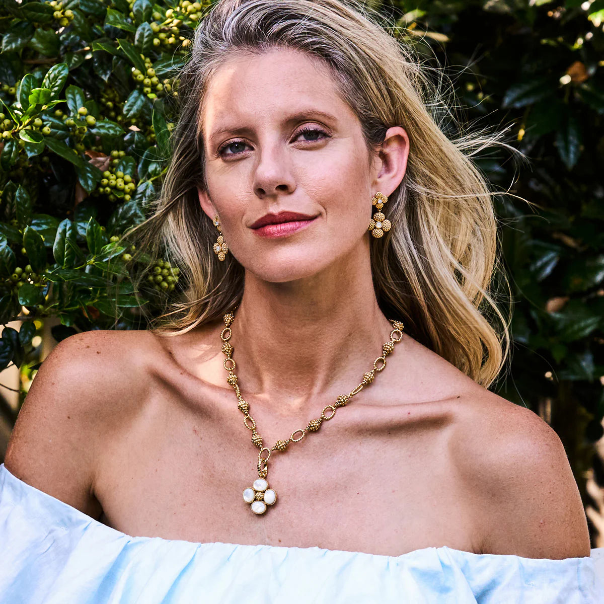 Berry & Bead Gold Chain, 24"