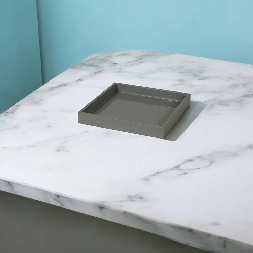 Laquered Square Napkin Tray