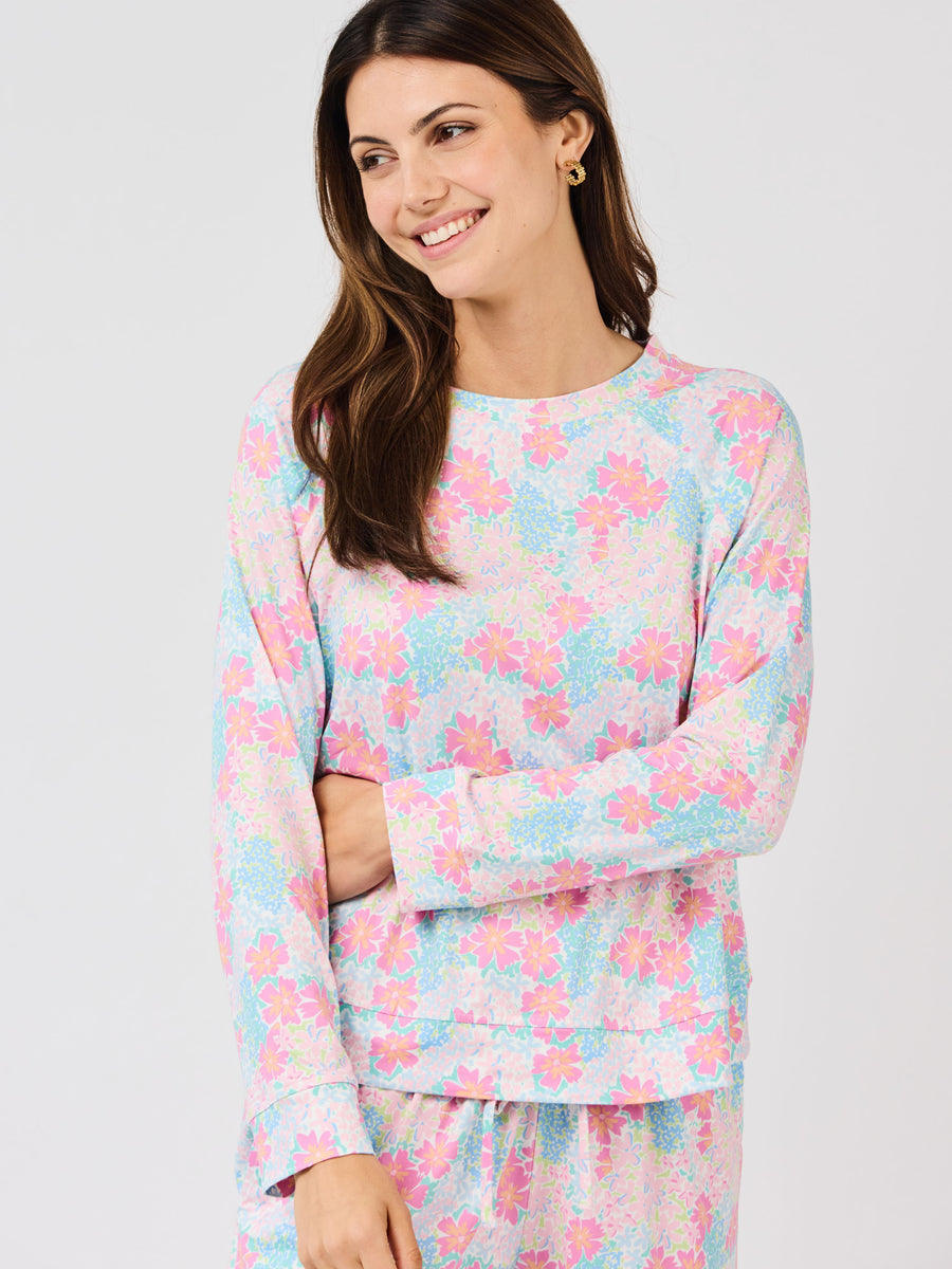 Primrose Path Multi Pink Annie Pajama Short Set