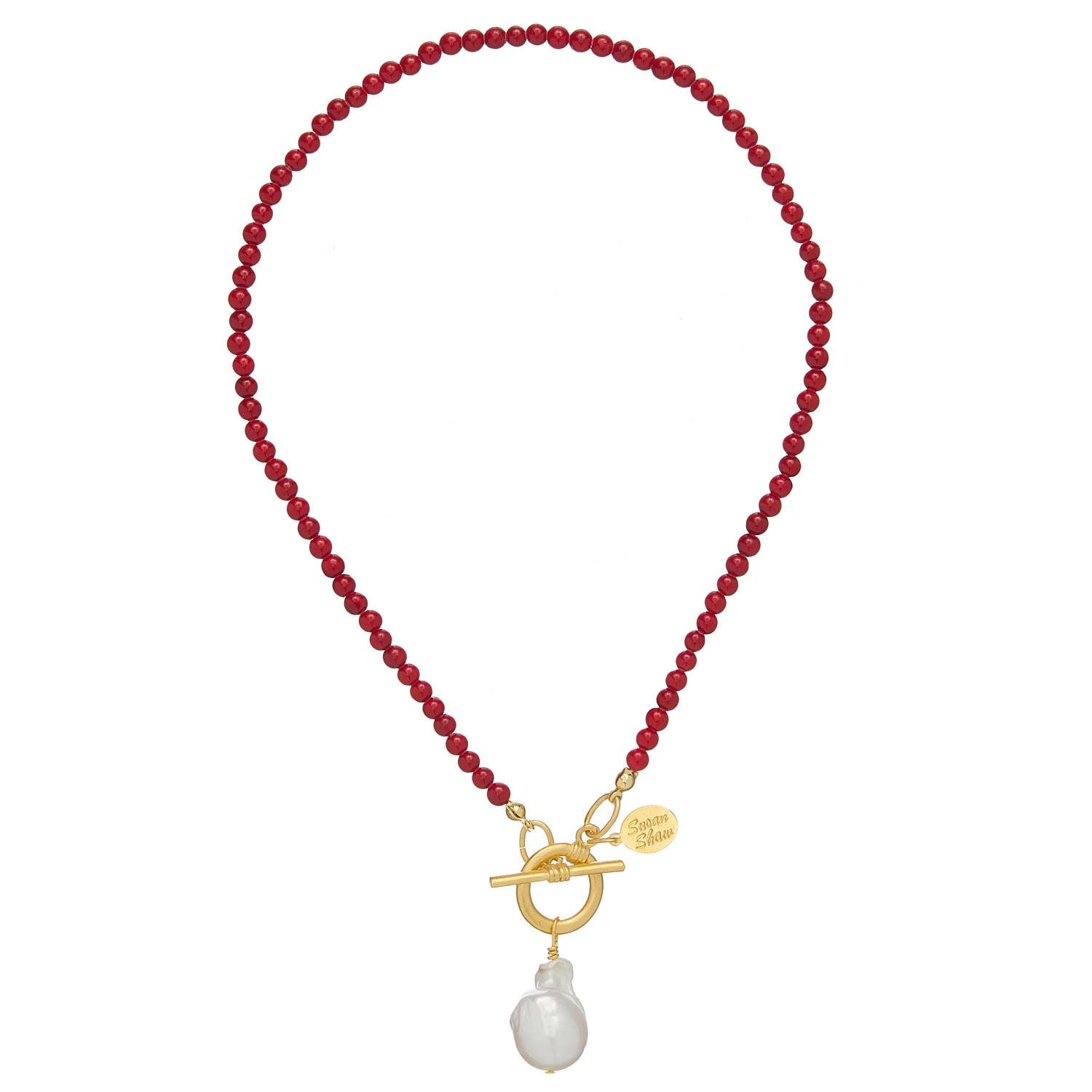 Susan Shaw | Katie Necklace - Red Coral