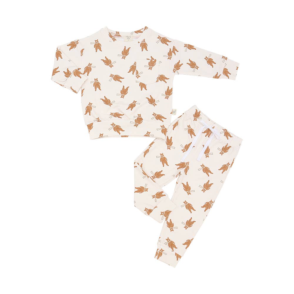 Beary-Cute Jogger Set | Gender-Neutral