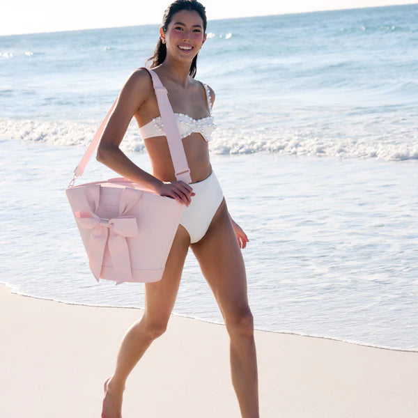 Case-Mate Ballet Pink Bow Jelly Cooler Tote