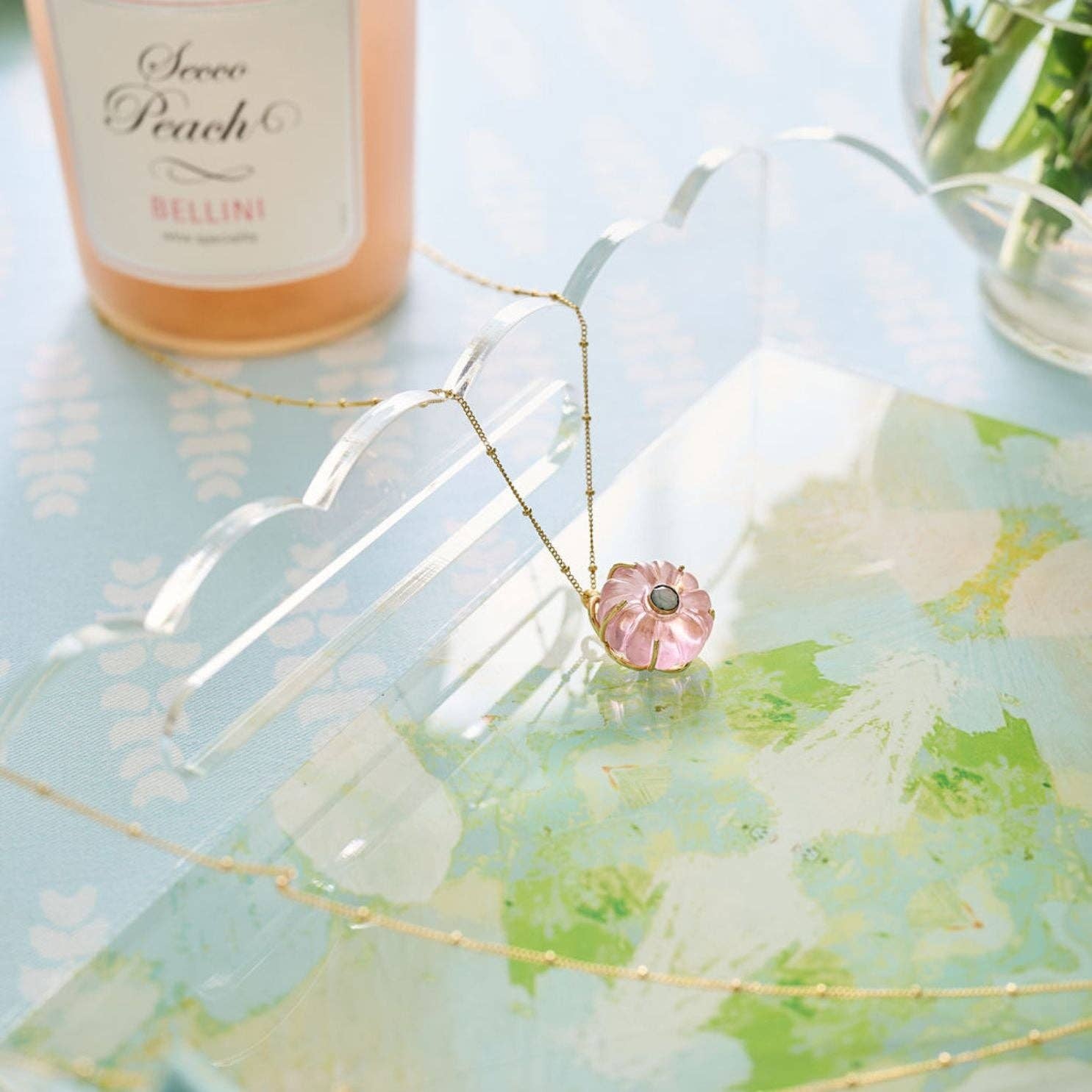 Elephant Falls Scalloped Tray Large