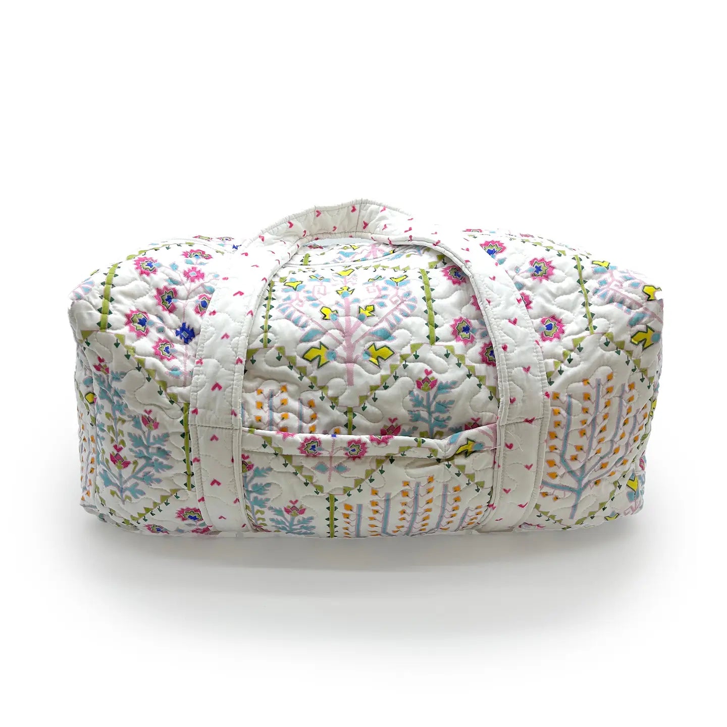 Quilted Weekender Duffle Bag