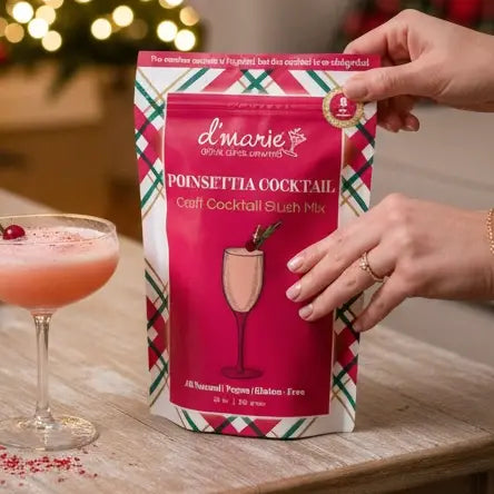 Poinsettia Ready to Freeze Drink Pouch Mix