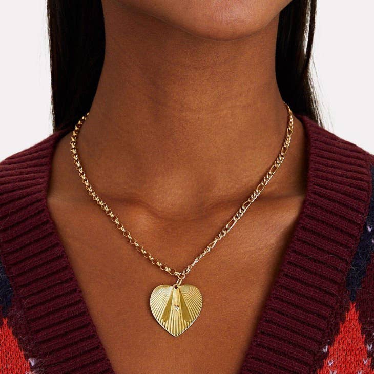 Ela Rae Jewelry | Mismatch Jumbo Heart Necklace