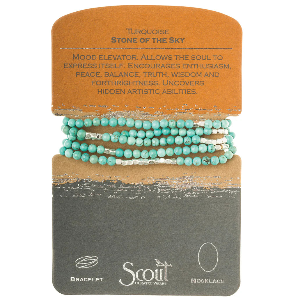 Scout Curated Wears Stone Wrap Bracelet/Necklace