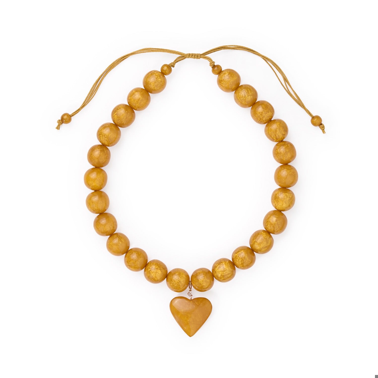 Emery Large Round Resin Necklace
