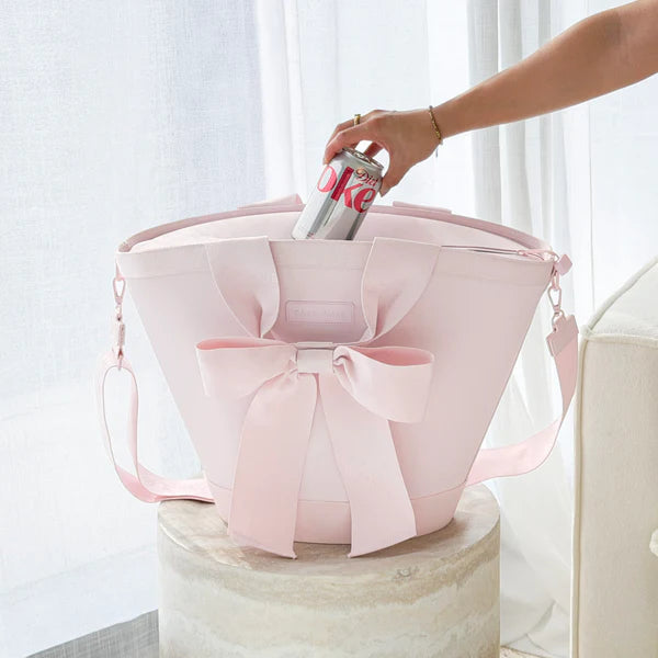 Case-Mate Ballet Pink Bow Jelly Cooler Tote