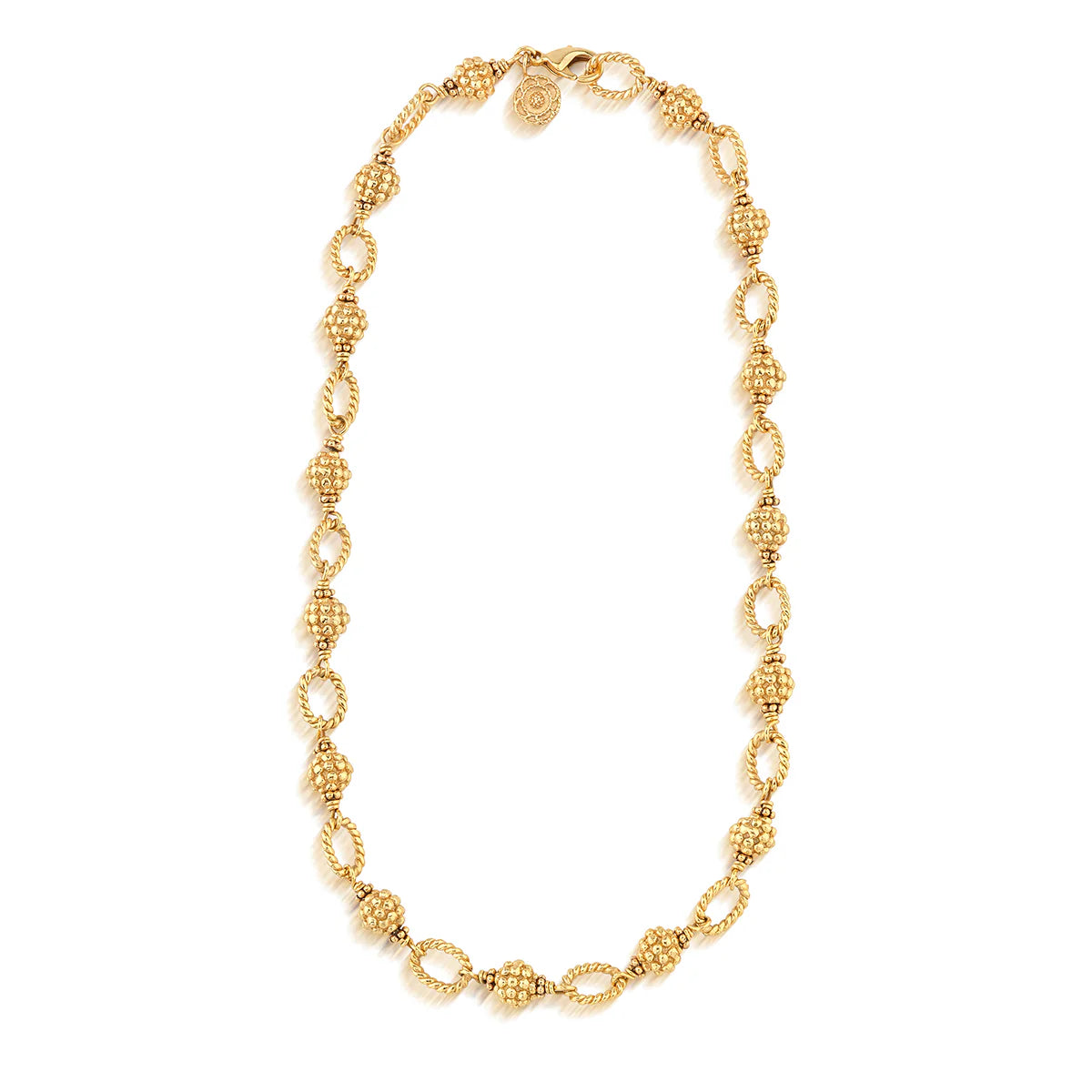 Berry Bead Chain, 18" - Gold