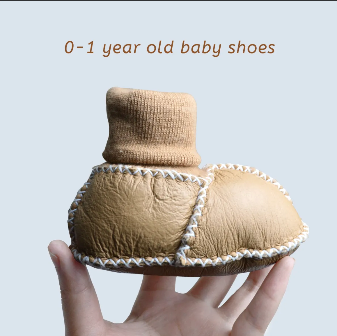 Finn + Emma Baby Cozy Sheepskin Booties