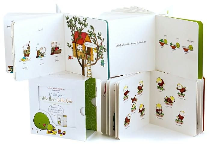Little Pea, Little Hoot, Little Oink Book Set