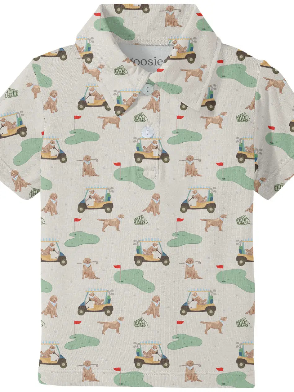 Barks & Birdies Short Sleeve Polo Shirt