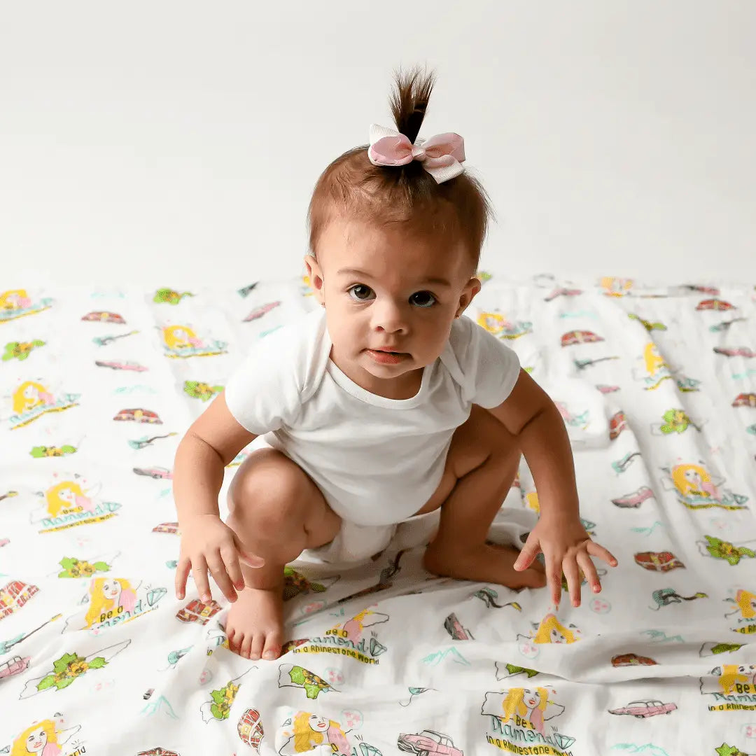 Tennessee Swaddle Blanket Floral