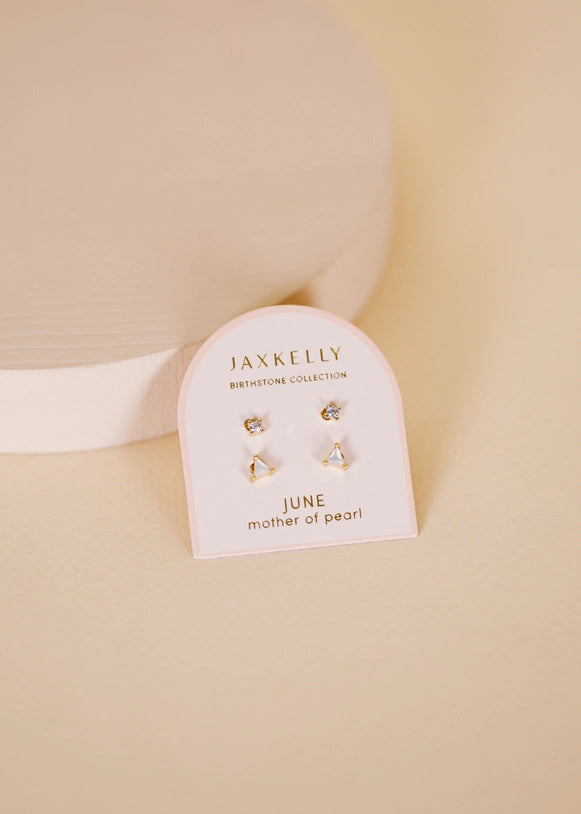 JAXKELLY || Birthstone Earrings