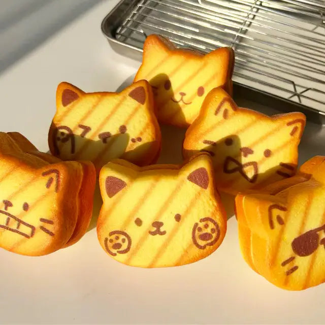 Grilled Cat Bread Squishy
