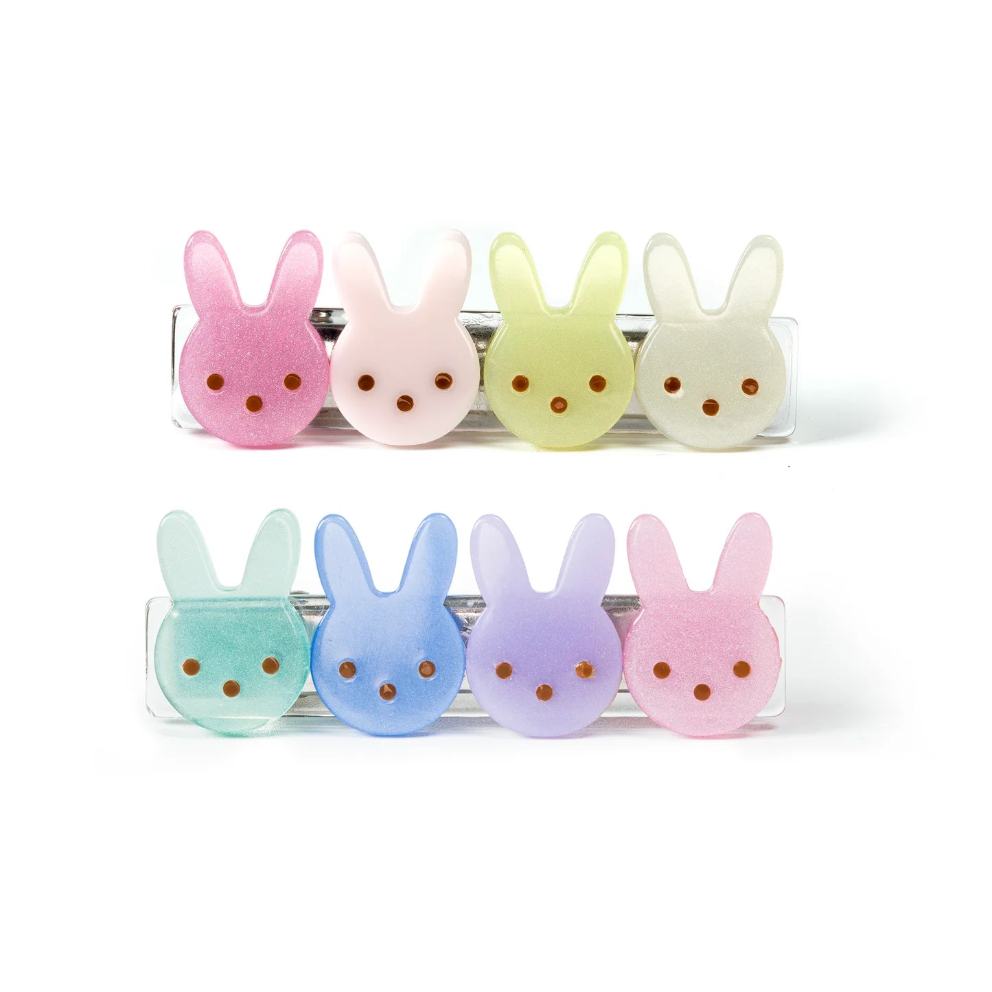 Multi Bunnies Satin Hair Clip