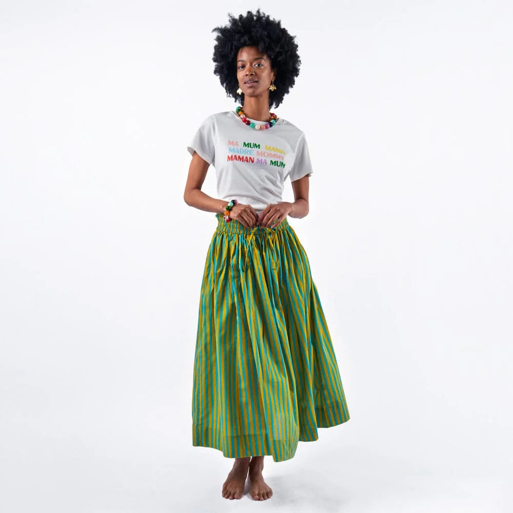 Keaton Stripe Skirt - One Size