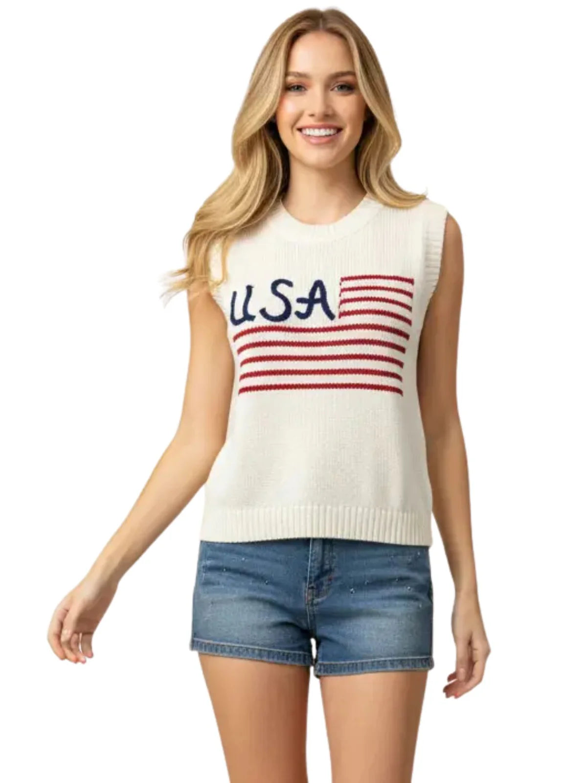 American Flag Sweater