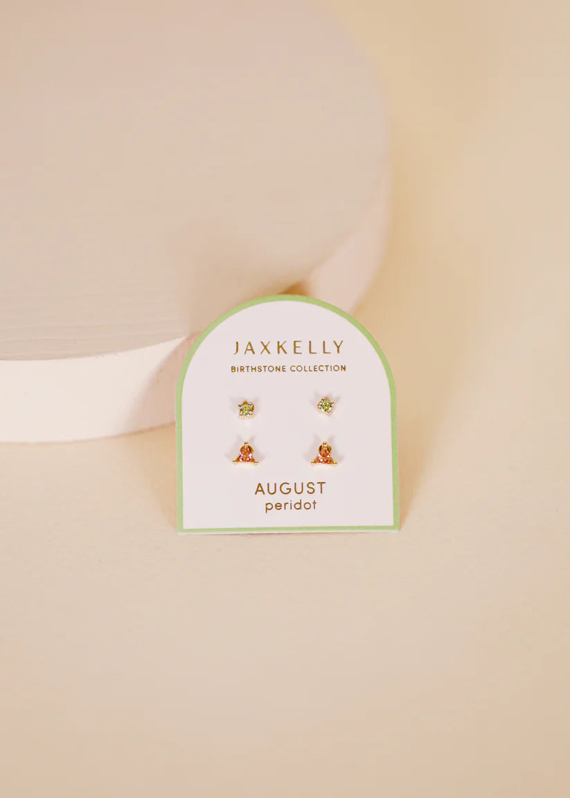 JAXKELLY || Birthstone Earrings