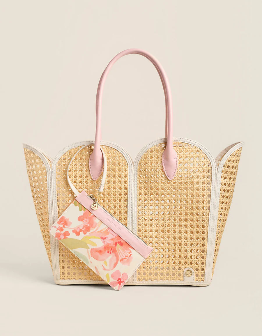 Splash Cane Beach Tote - Castillo Tropical
