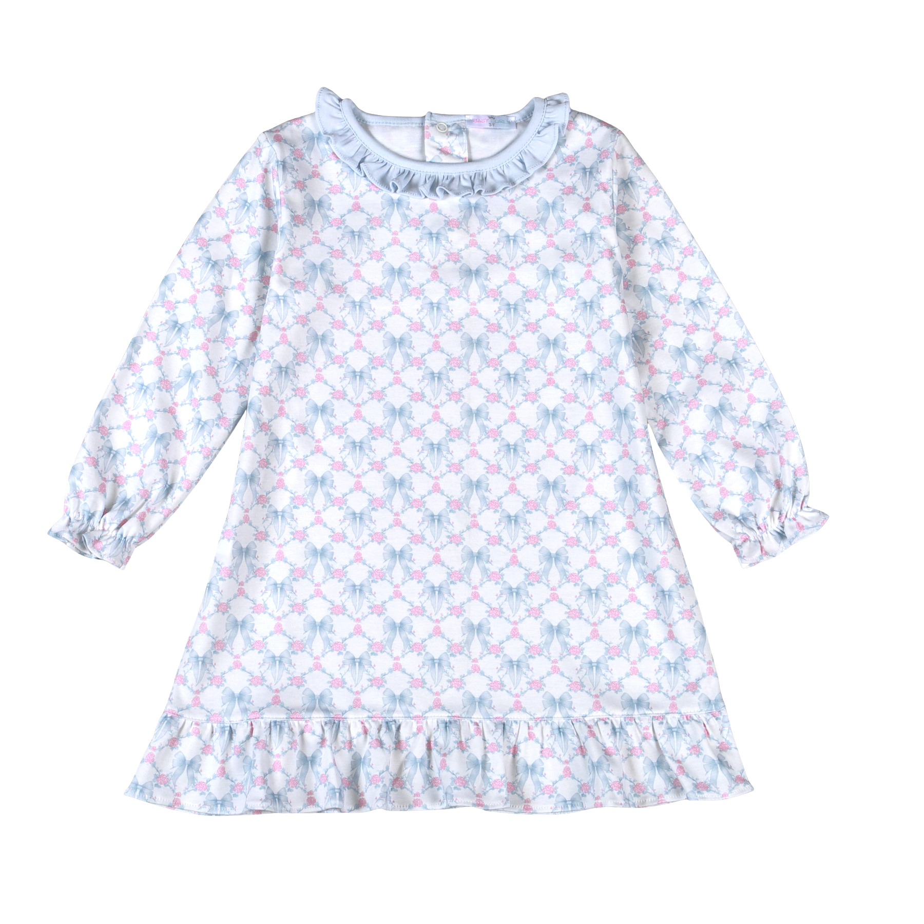 Blue Coquettes Pima Dress