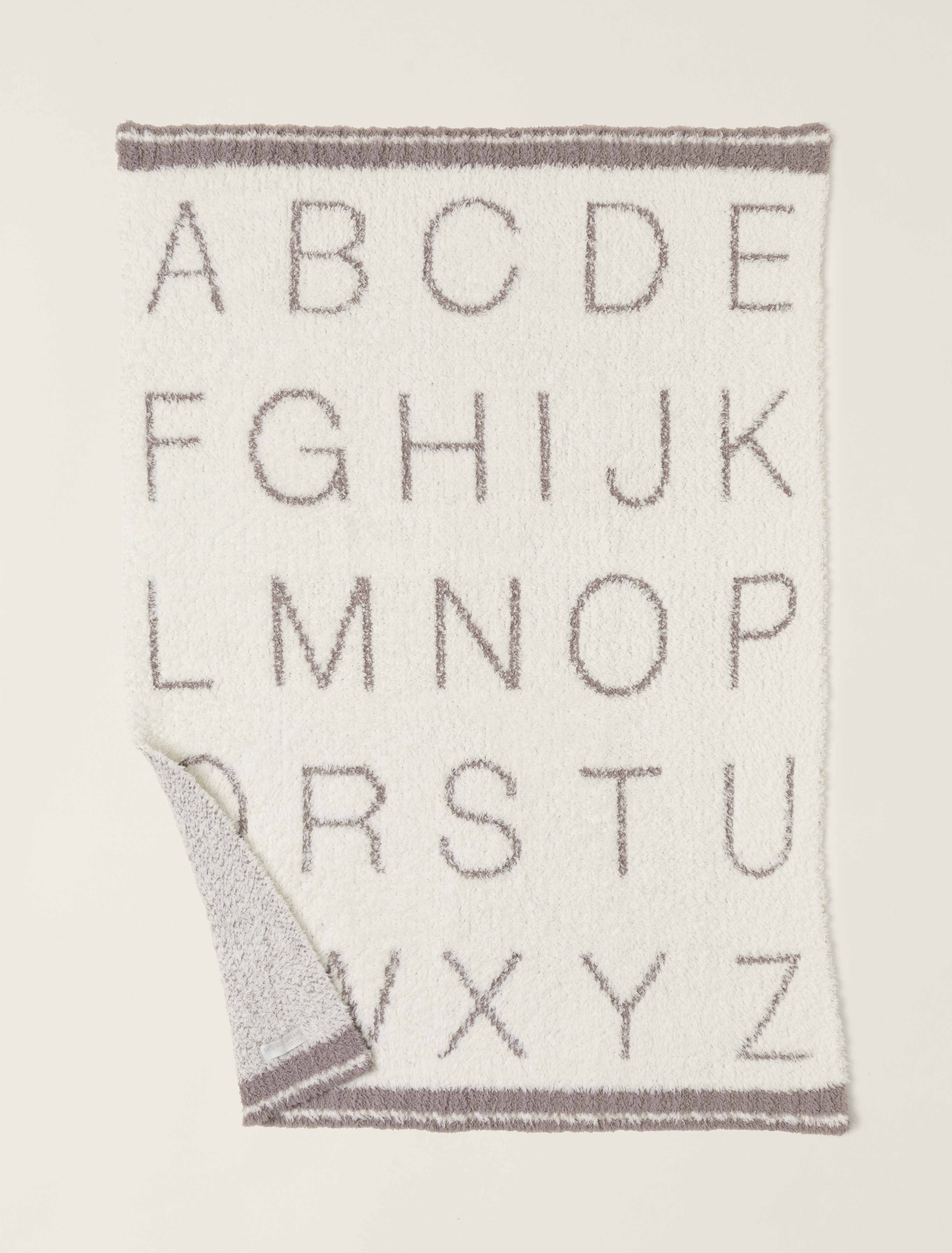Barefoot Dreams | CozyChic ABC Stroller Blanket