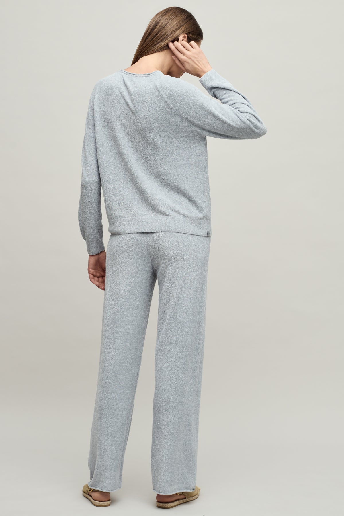 CozyChic Ultra Lite Jersey Roll Pullover & Wide Leg Pant