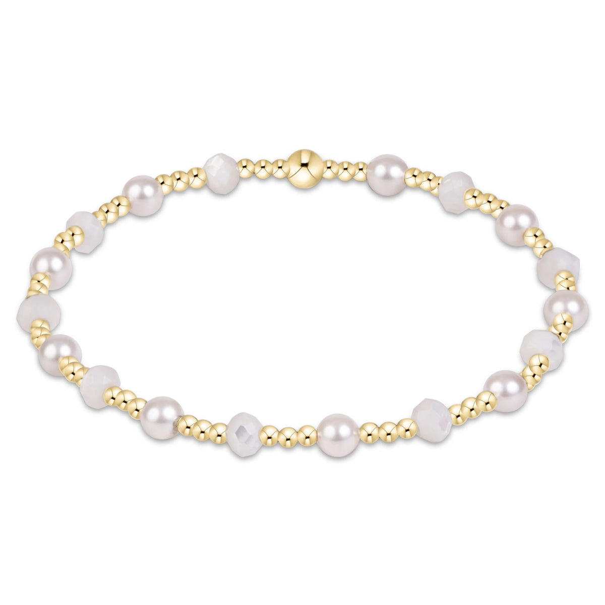 Sincerity Gemstone and Pearl 4mm Bracelet