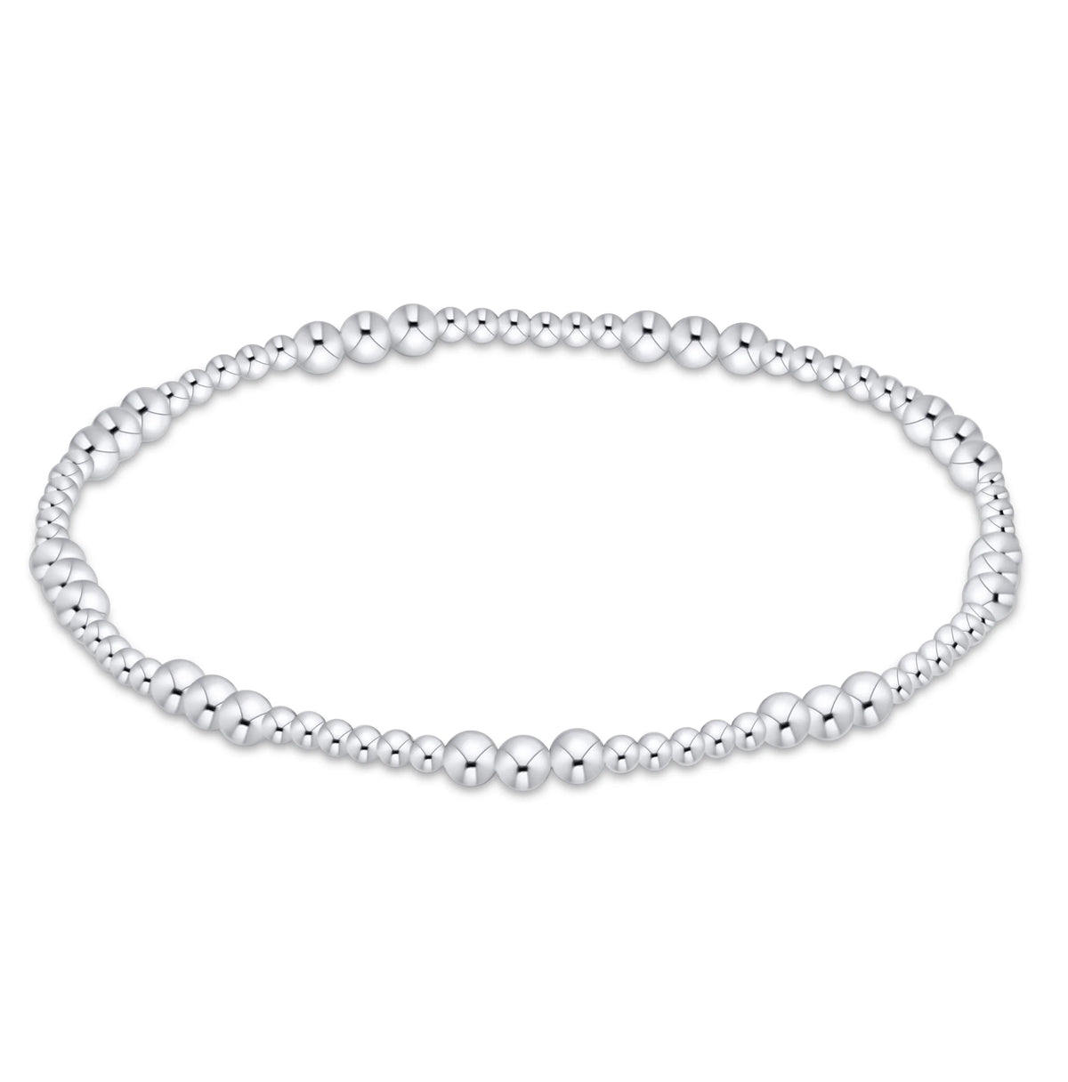 Joy 3mm Sterling Bead Bracelet