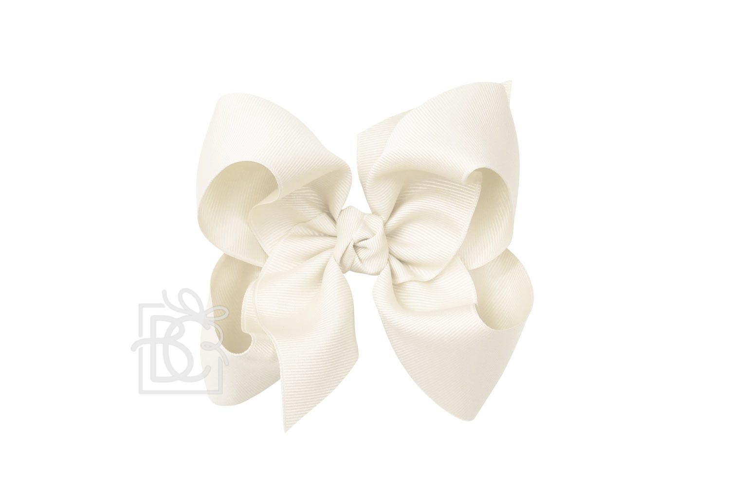 Signature Grosgrain Double Knot Bow on Clip - 4.5" Large