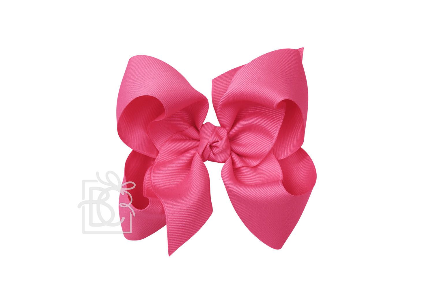 Signature Grosgrain Double Knot Bow on Clip - 4.5" Large