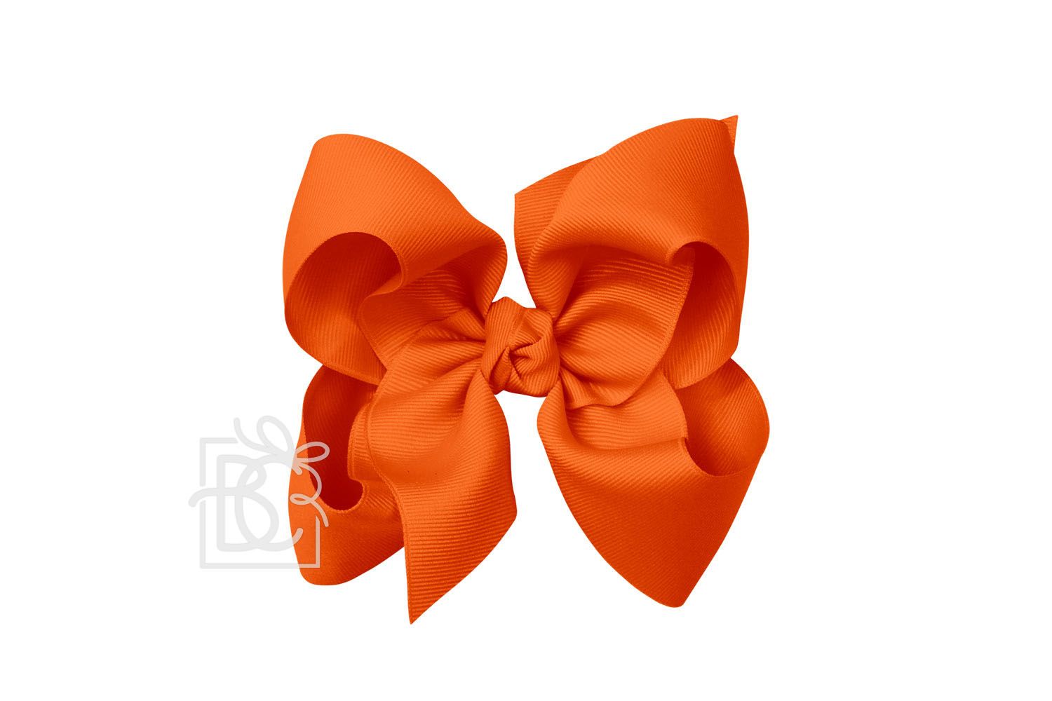 Signature Grosgrain Double Knot Bow on Clip - 4.5" Large