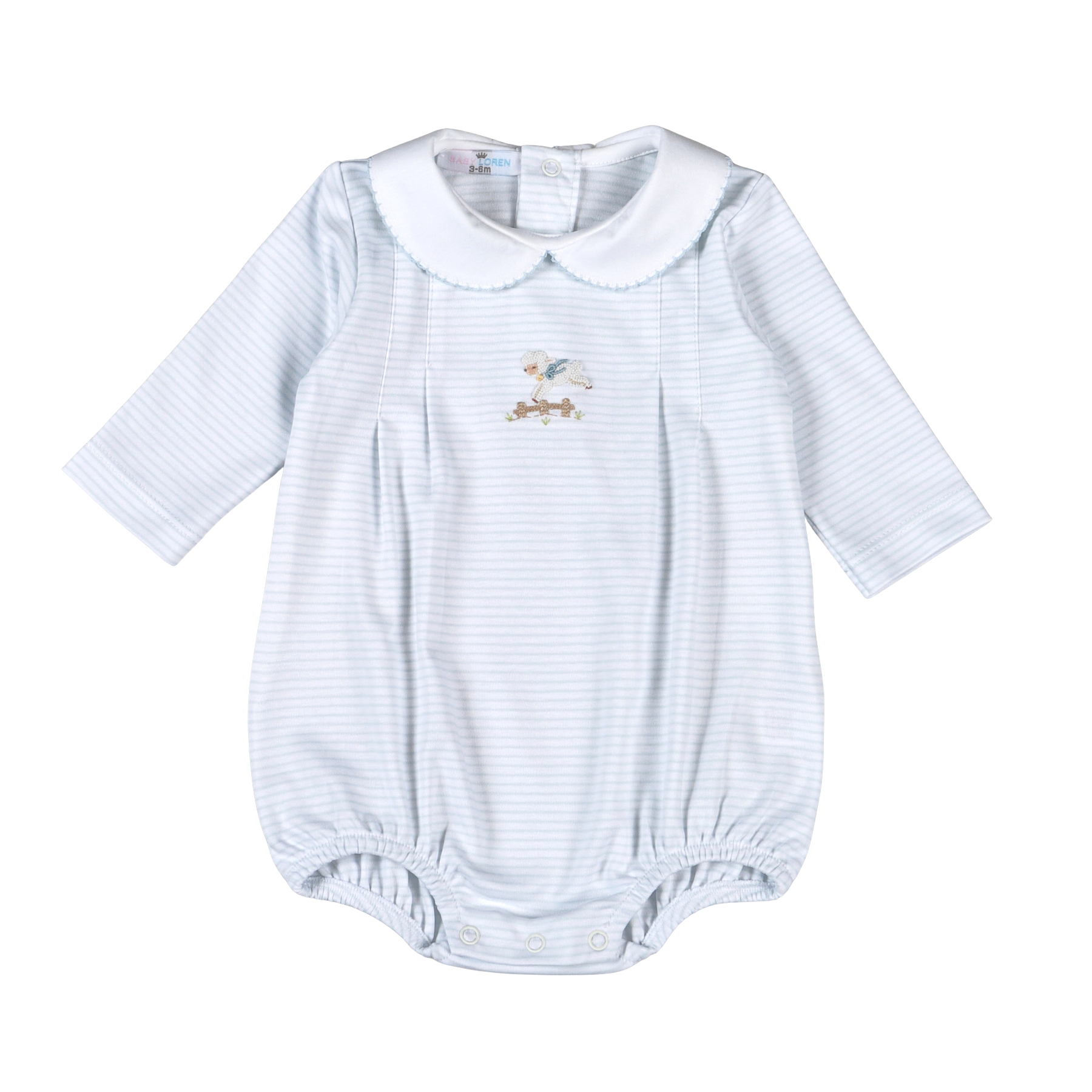 Blue Baby Lamb Pima Bubble