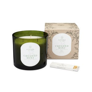 Linnea & Co. | Crushed Mint Grande 3 Wick Candle