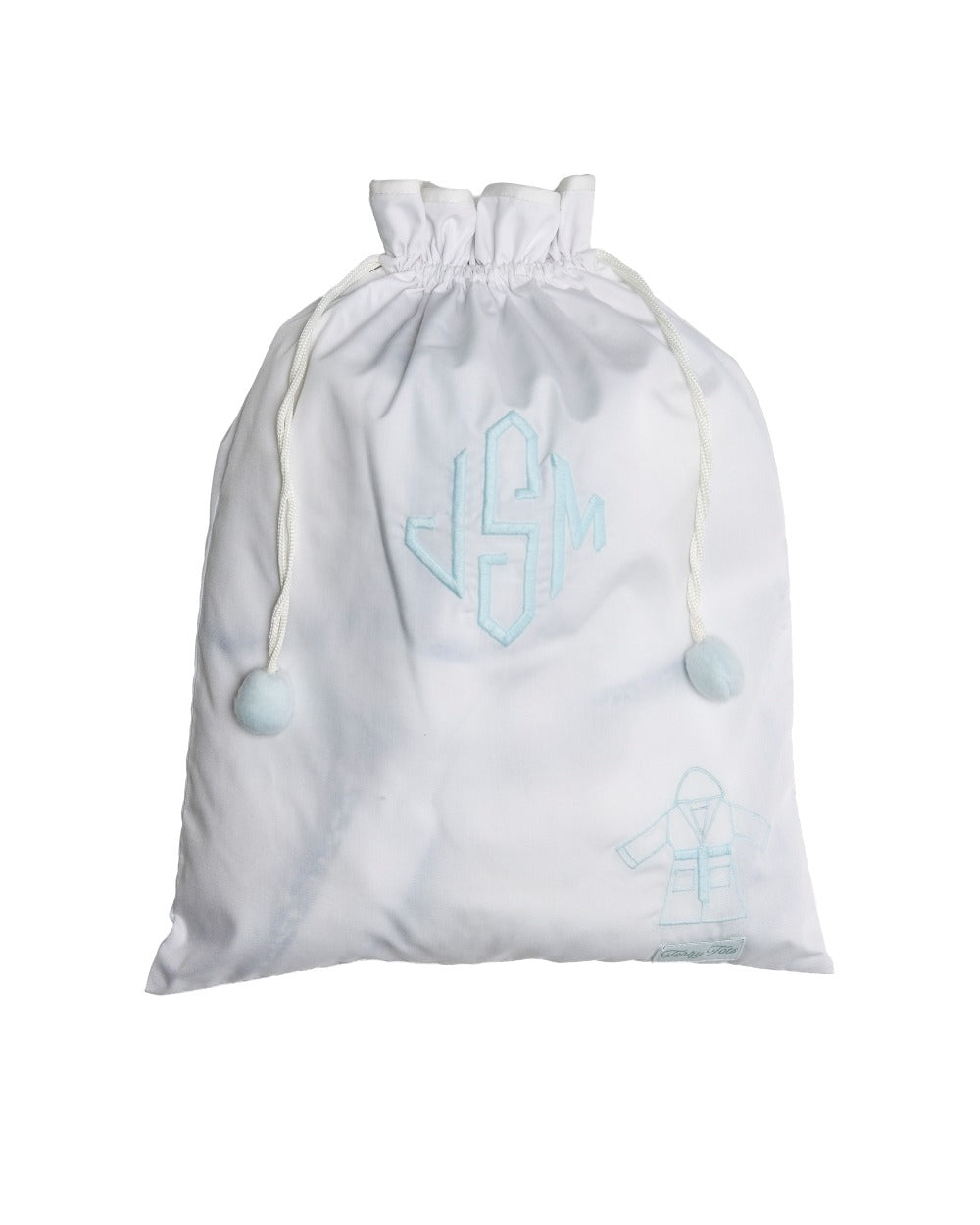 Blue Fleece Bathrobe