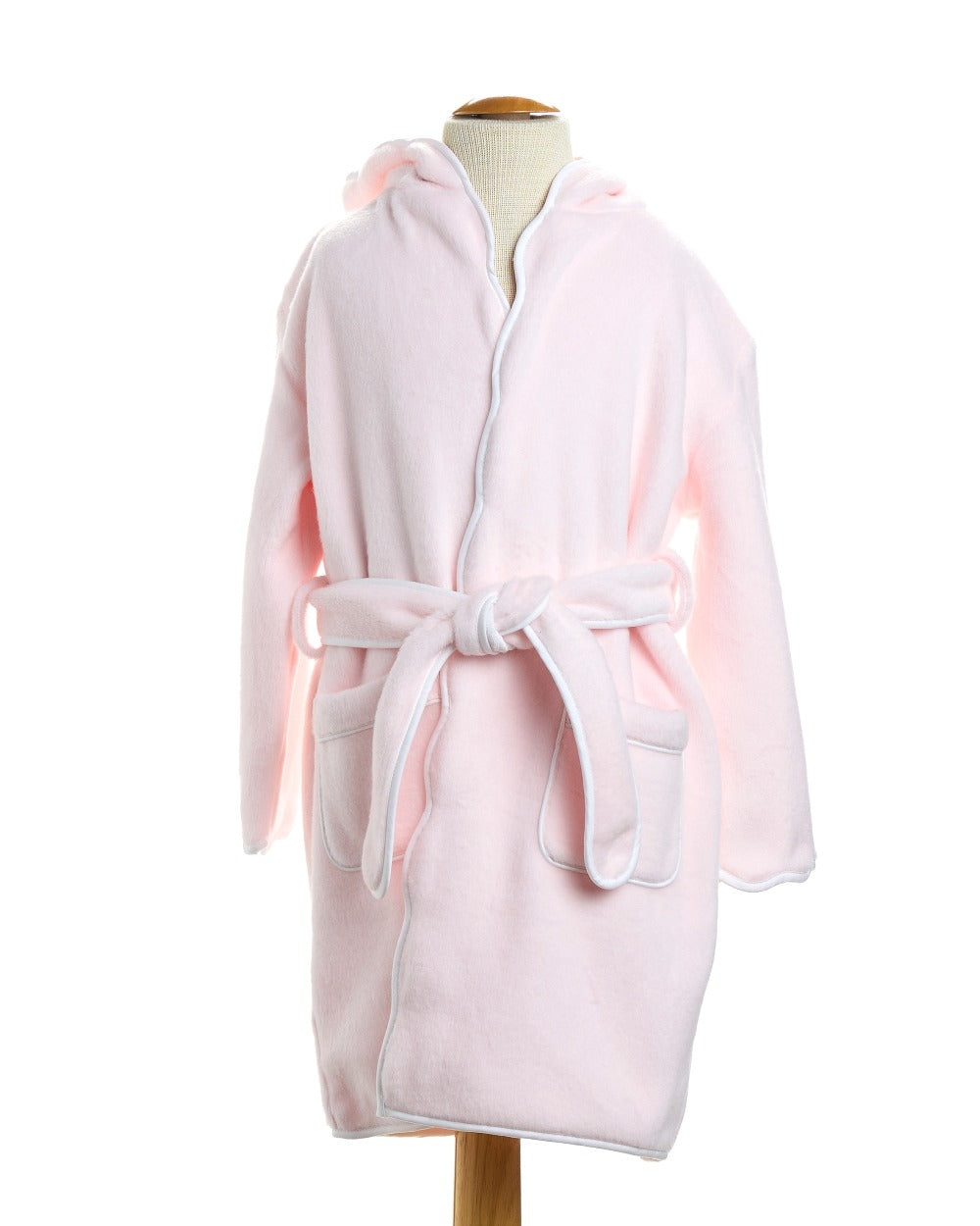 Pink Fleece Bathrobe