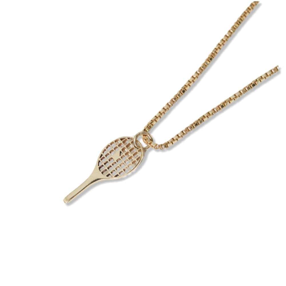 INK + ALLOY | Alice Tennis Racket Pendant