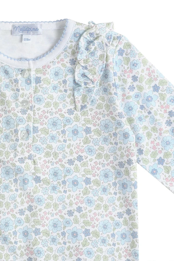 Blue Meadow Romper