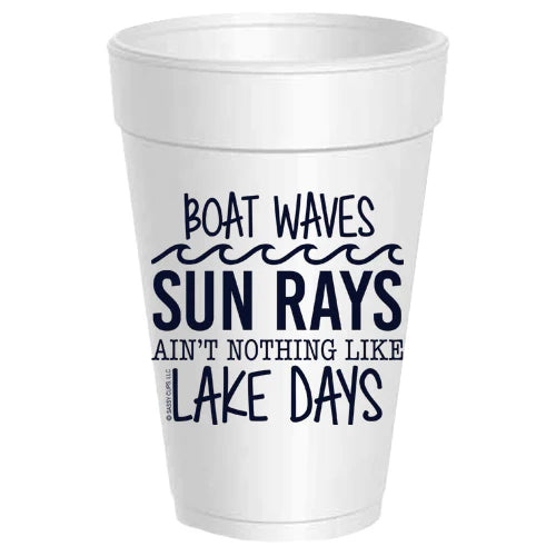 Lake Styrofoam Cups