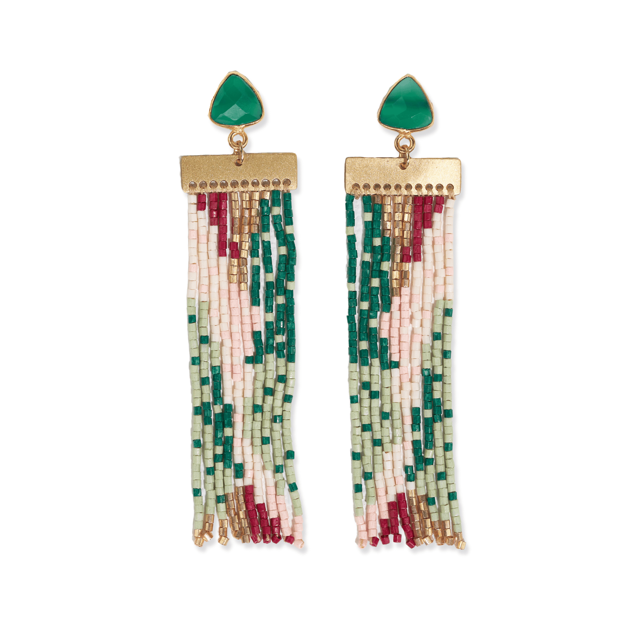 INK + ALLOY | Lilah Beaded & Semi Precious Stone Earrings