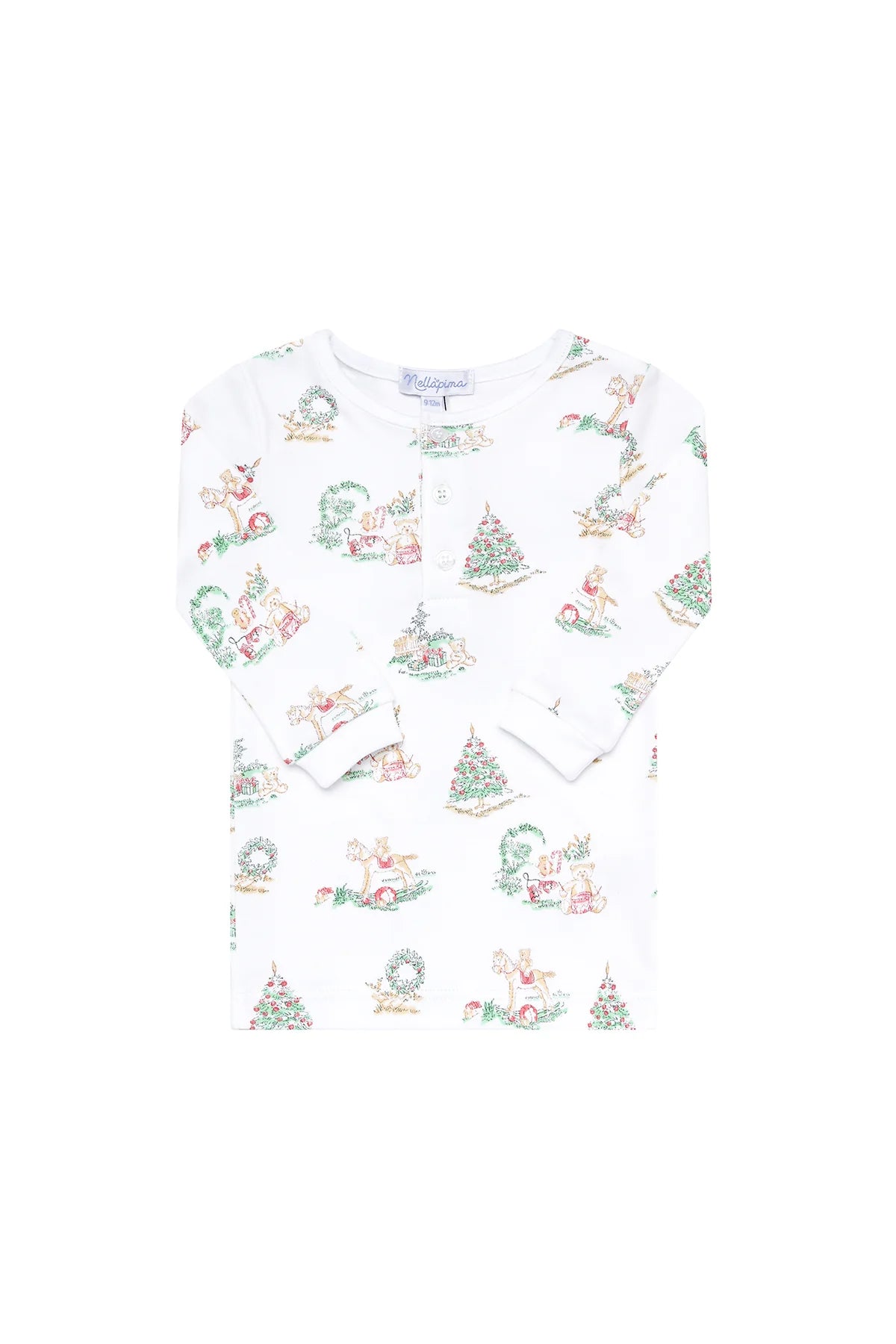 Nellapima | Boys Christmas Toile Pajamas