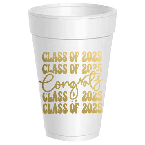 Graduation Novelty Styrofoam Cups