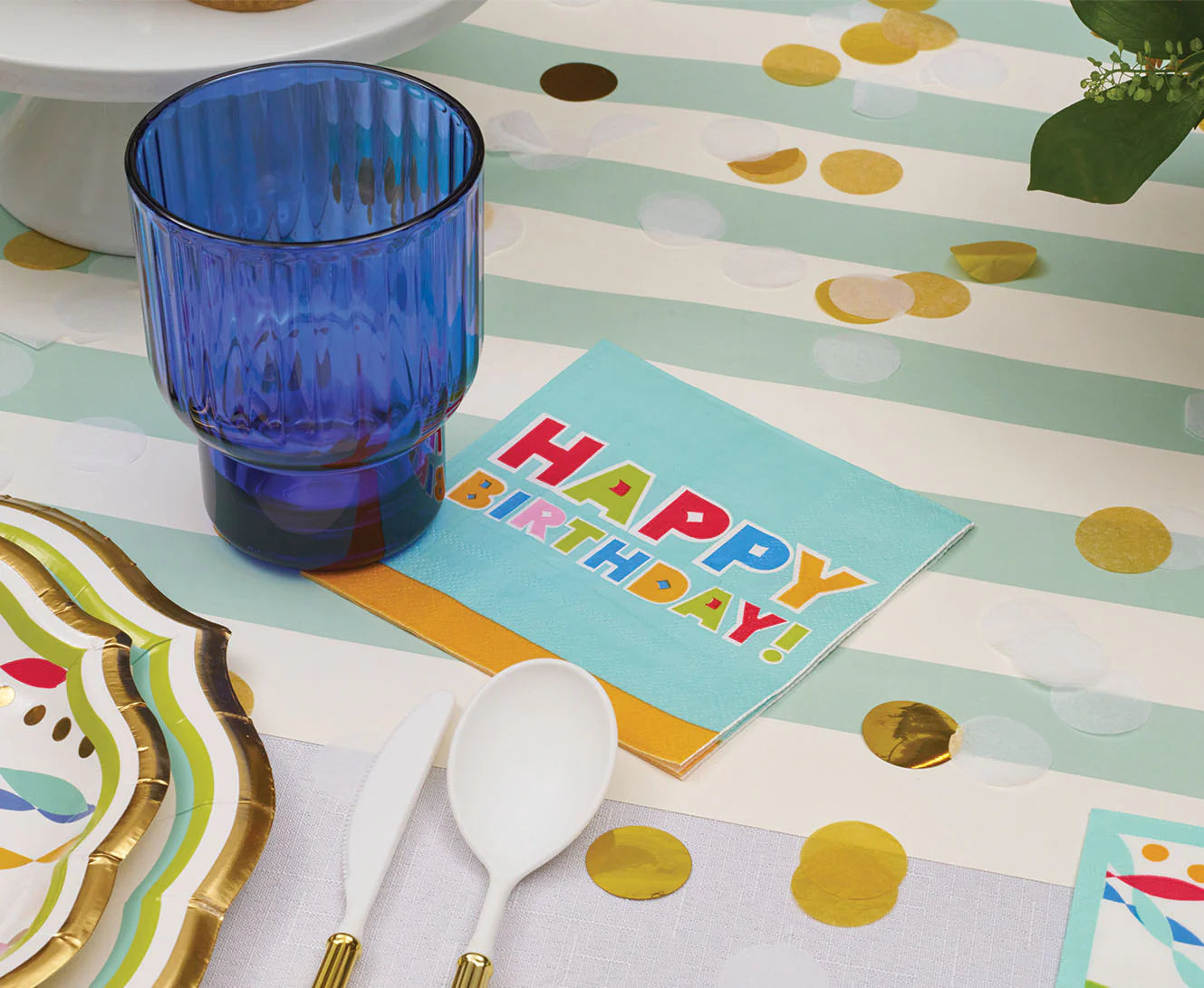 Sophistiplate | Bright Birthday Cocktail Napkins 20ct