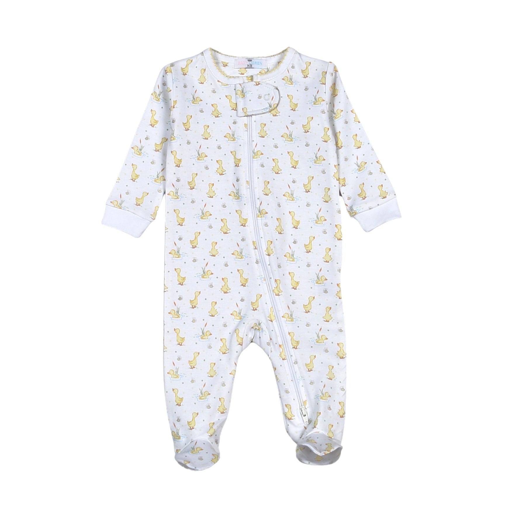 Baby Loren | Baby Ducks in the Pond Zippered Footie