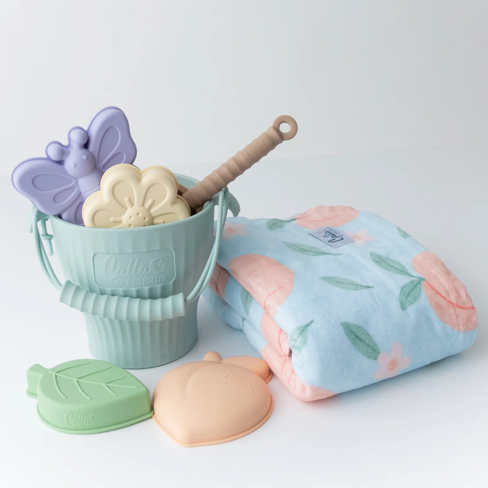 Peach Blossom Silicone Beach Toy Set