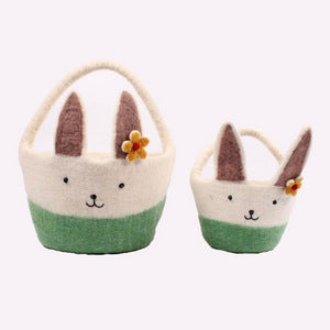 Felt Easter Basket with Bunny Ears