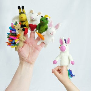 Meadow Felt Finger Puppets