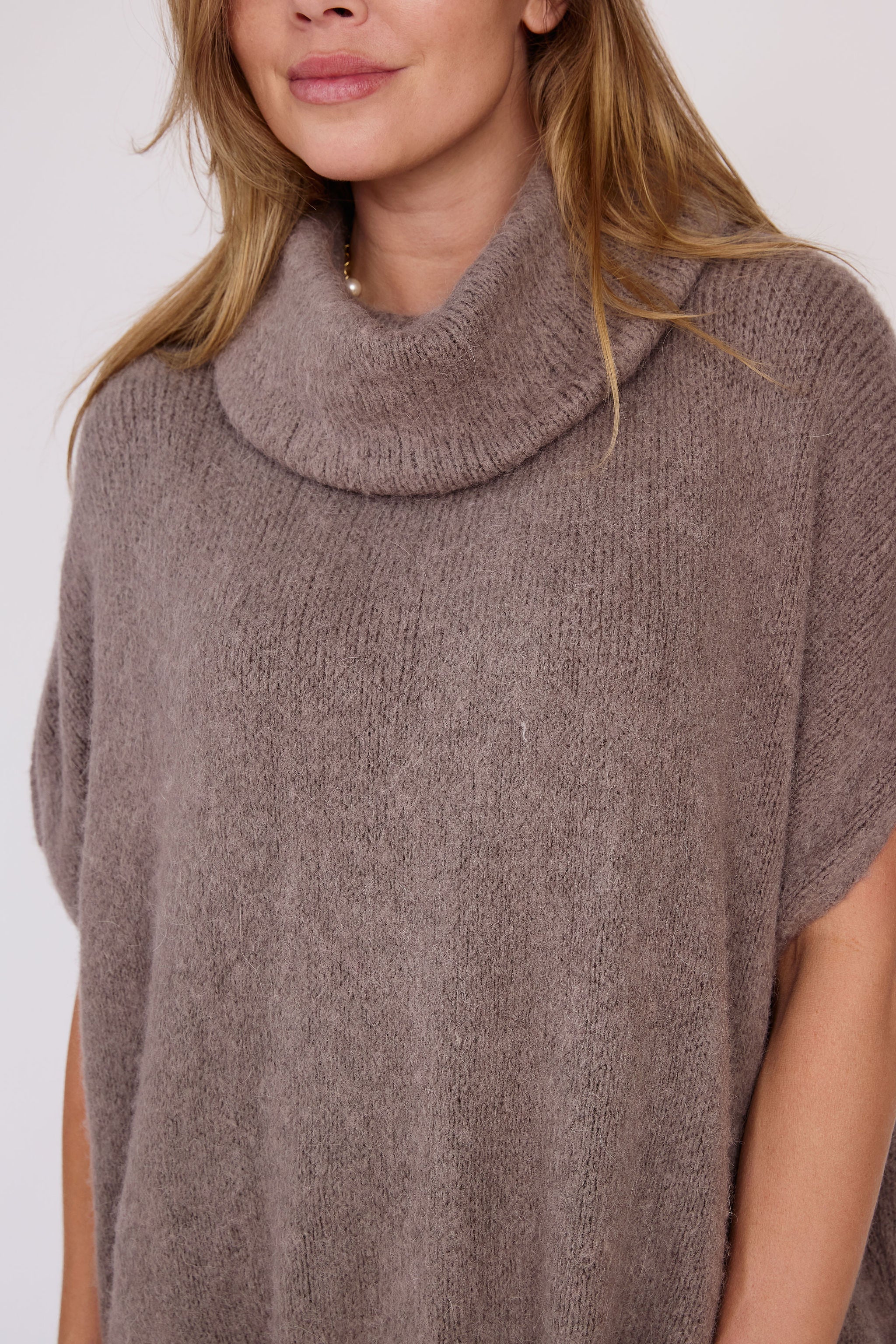 Francesa Short Sleeve Turtleneck Sweater