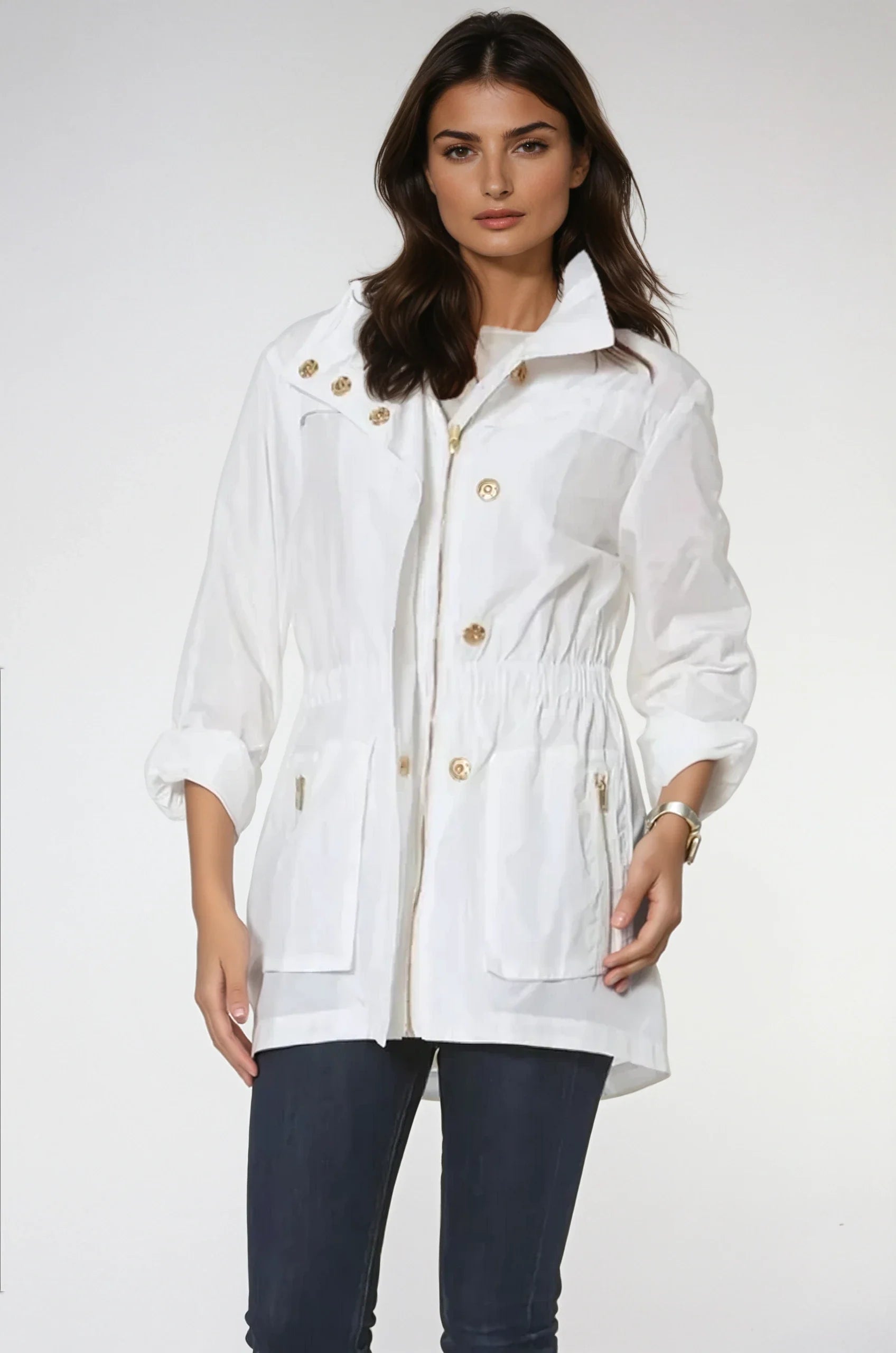 Ciao Milano | Tess Anorak Jacket - White